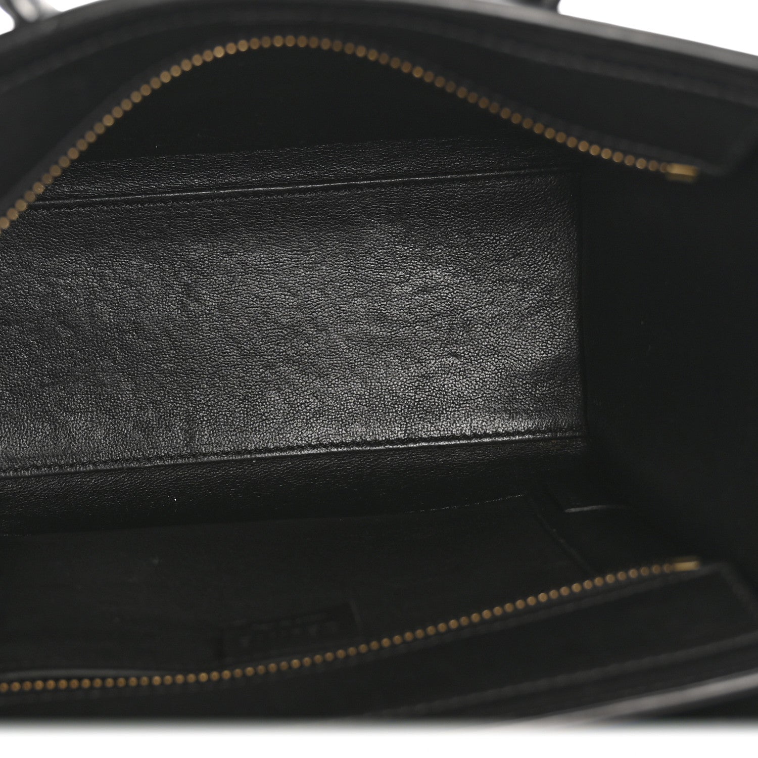 Celine Smooth Calfskin Nano Luggage Black 5 of 13