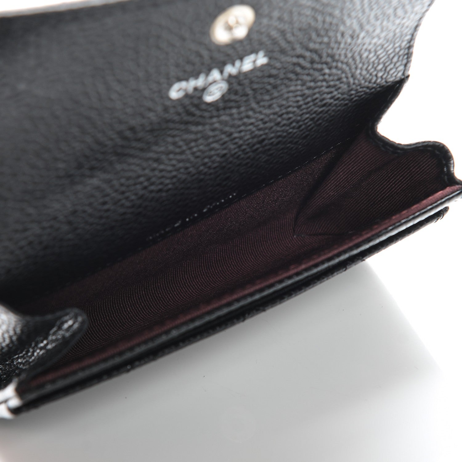 Chanel Caviar Quilted Flap Card Holder Black 5 of 7