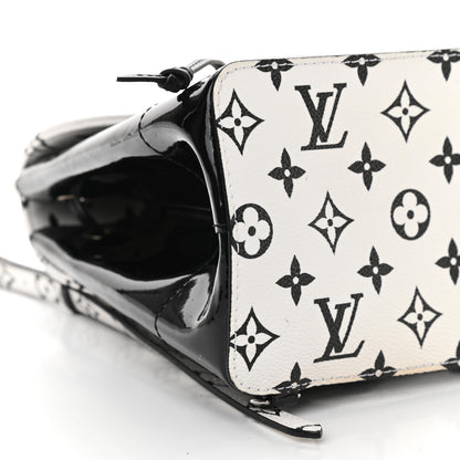 Louis Vuitton Patent Monogram Hot Springs Backpack Black White 7 of 9