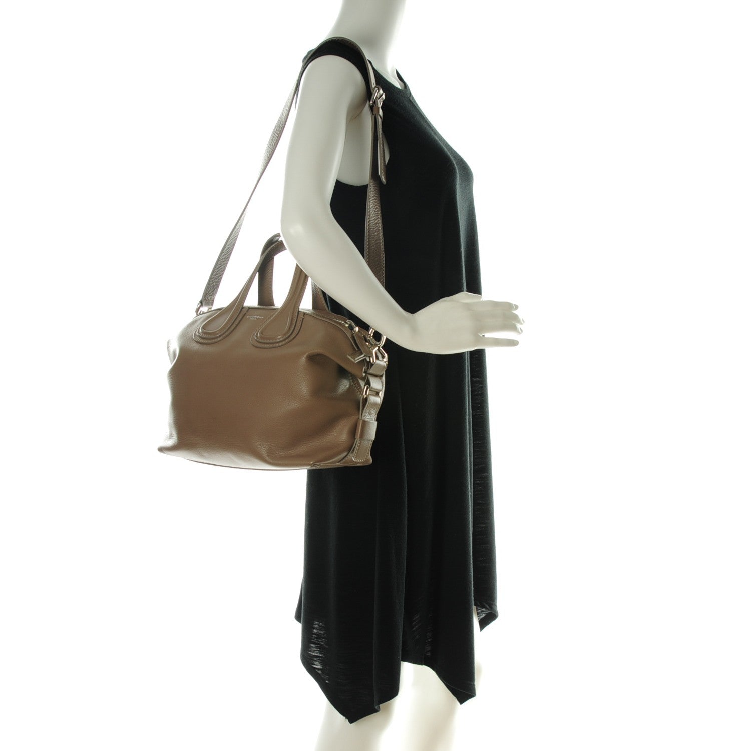 Givenchy Waxy Grained Calfskin Small Nightingale Sand 2 of 8