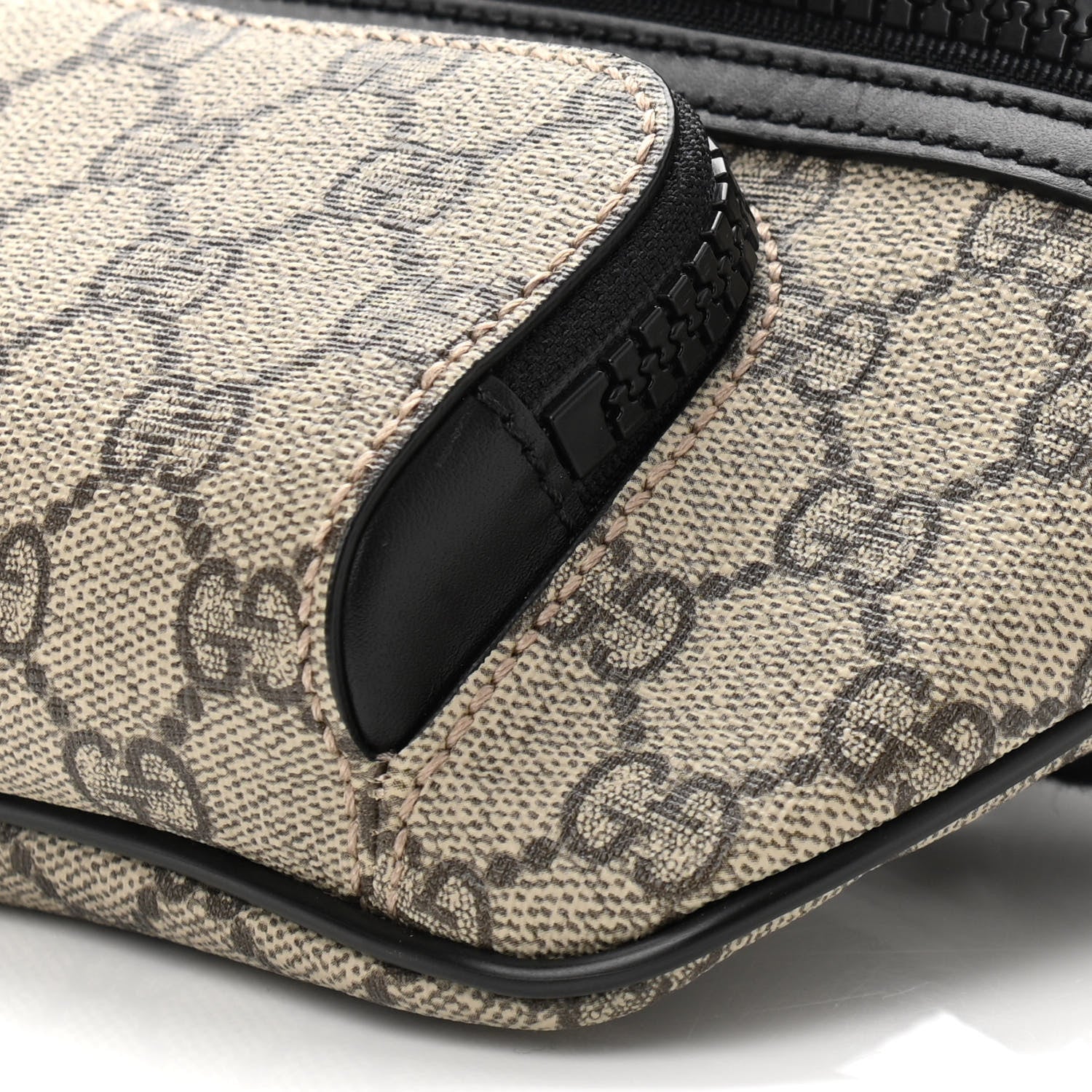 Gucci GG Supreme Monogram Belt Bag Black 11 of 11