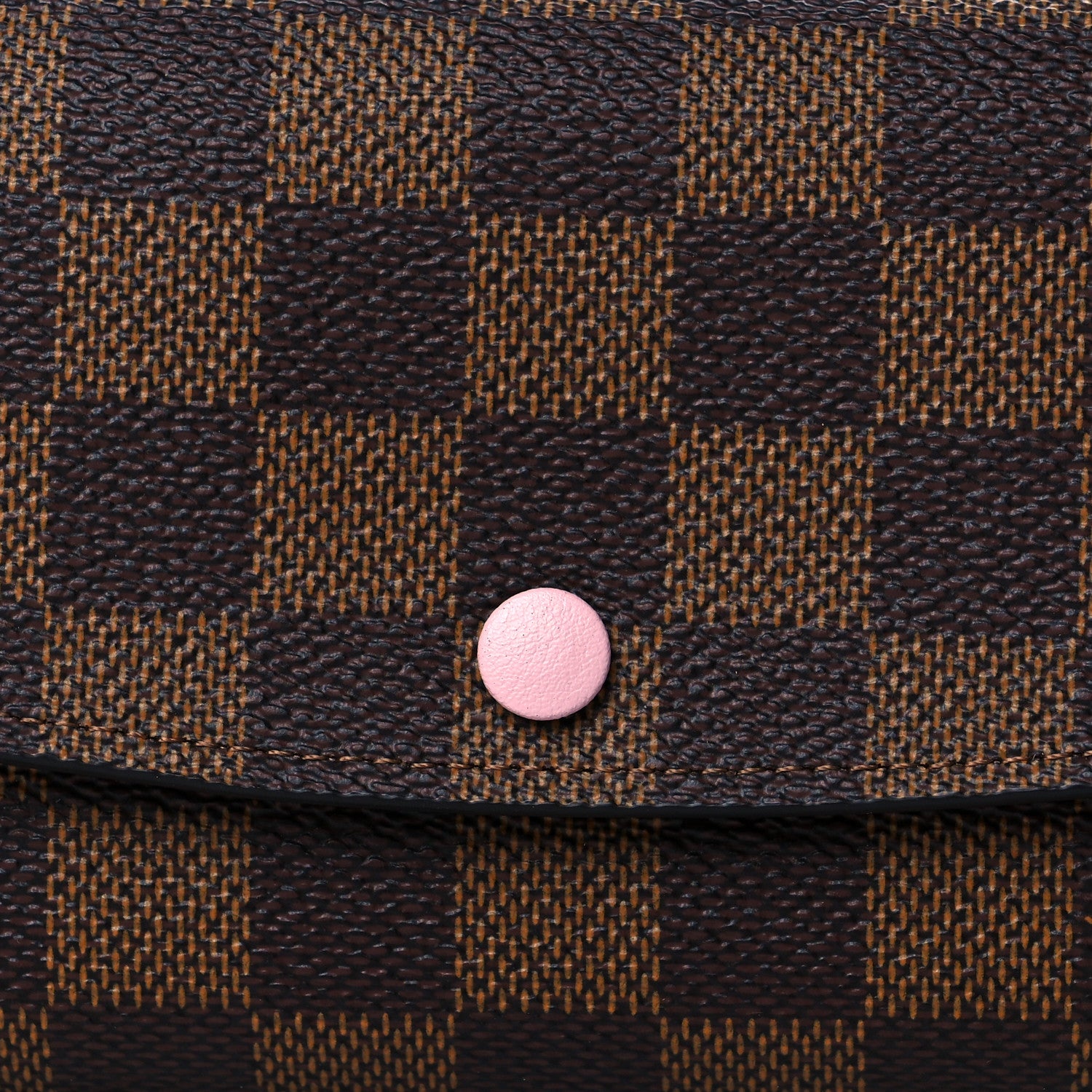 Louis Vuitton Damier Ebene Emilie Wallet Rose Ballerine 7 of 8