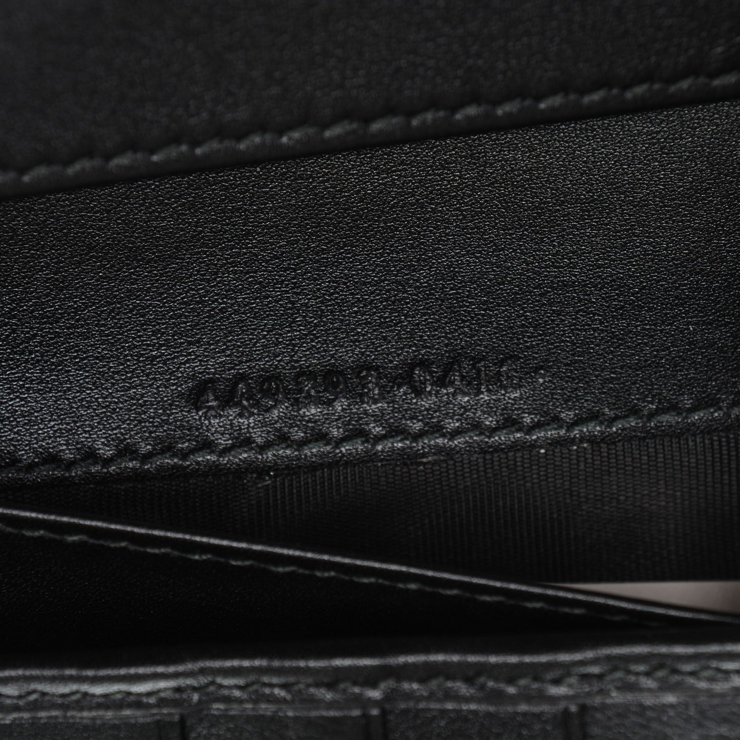 Microguccissima Continental Flap Wallet Black