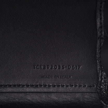 Saint Laurent Calfskin Crocodile Embossed Nano Sac De Jour Black 9 of 9