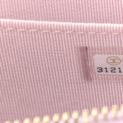Chanel Caviar Quilted Zip Coin Purse Light Pink 7 of 8