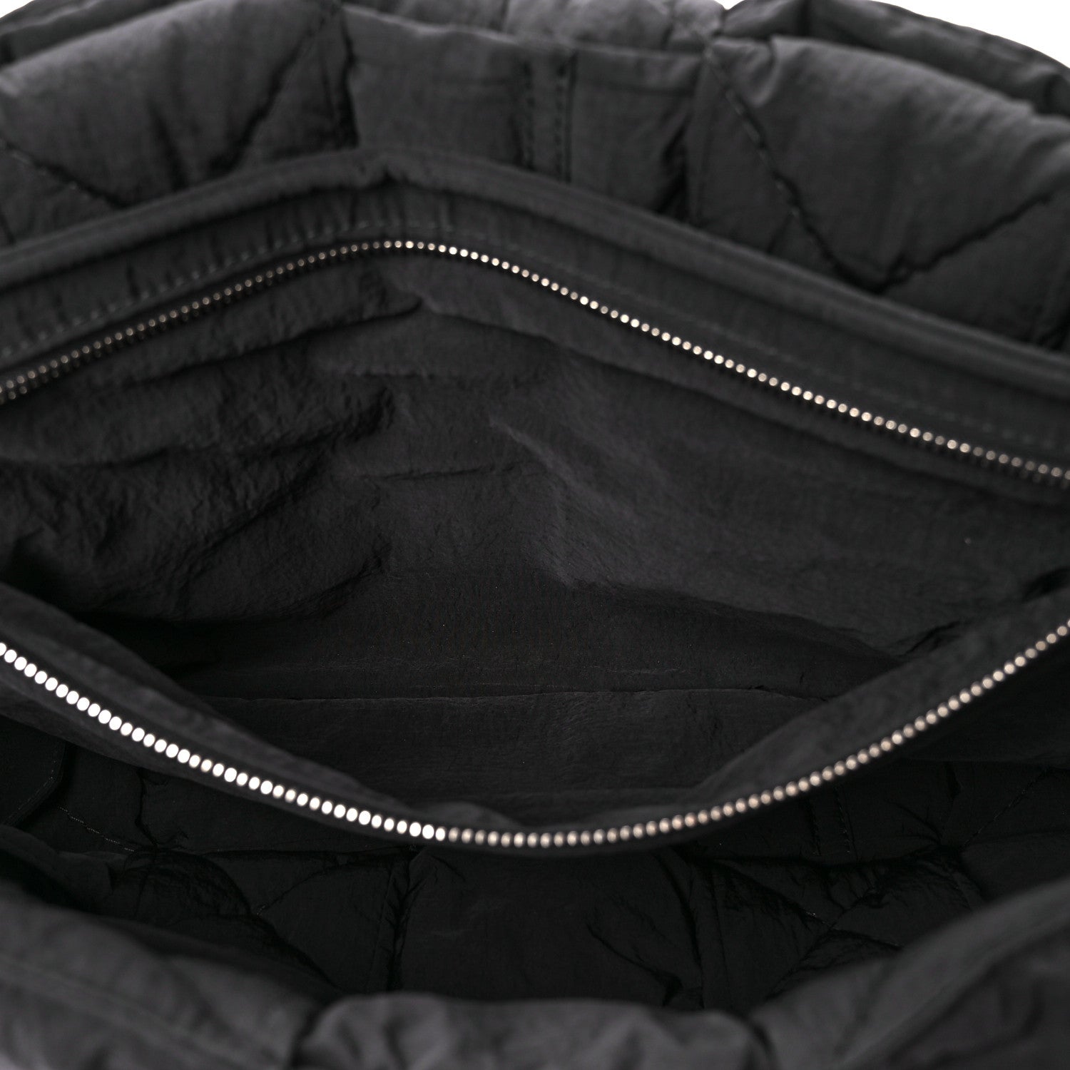 Bottega Veneta Nylon Intrecciato Padded Tech Maxi Cassette Bag Black 6 of 12
