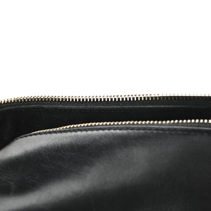 Saint Laurent Smooth Calfskin Bi-Color Duffle 6 Fuchsia Black 15 of 16