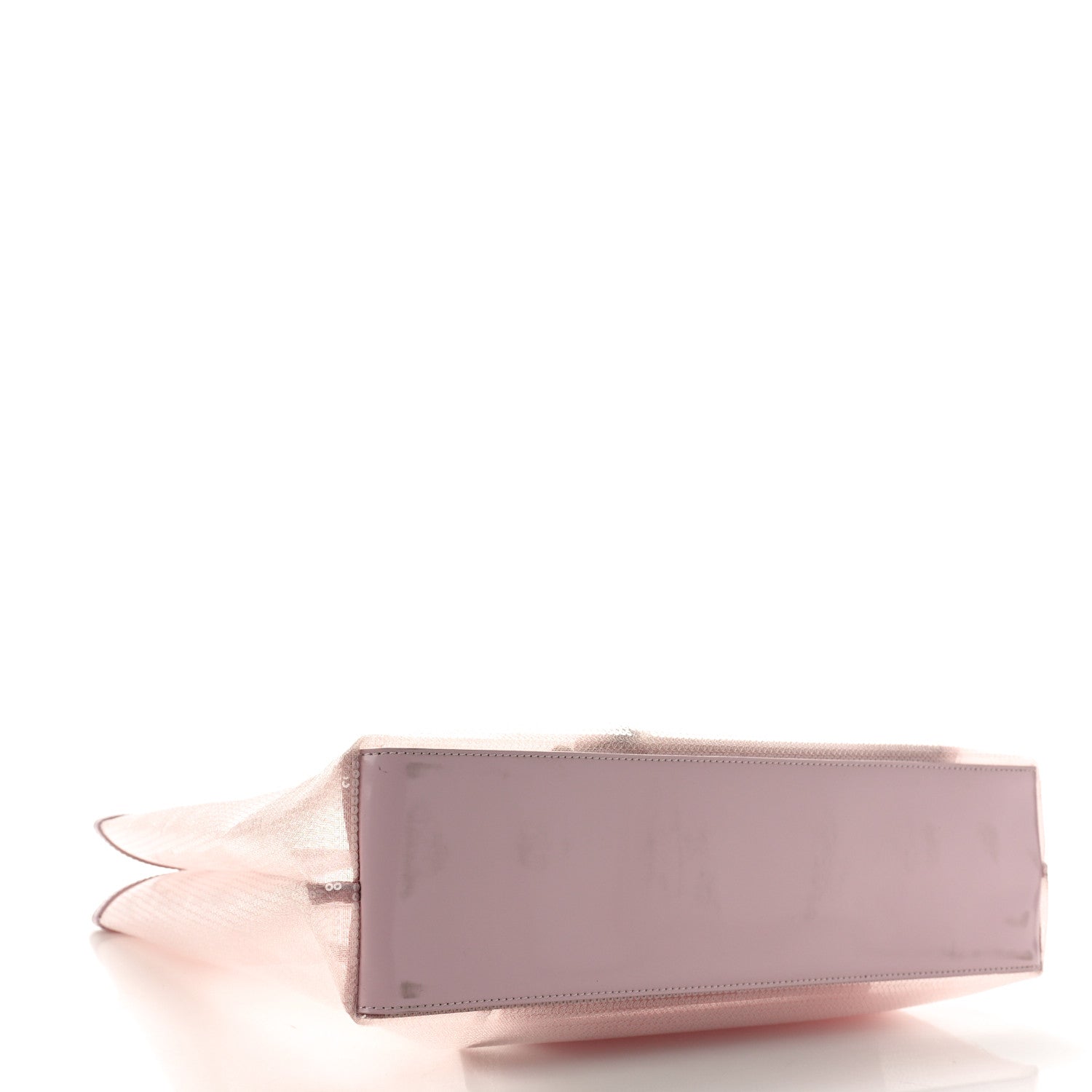 Prada Mesh Paillettes Spazzolato Logo Tote Alabastro 5 of 9