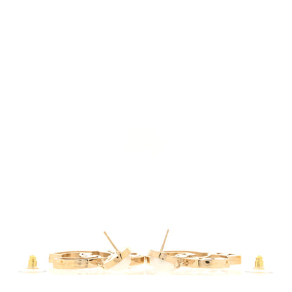 Chanel Metal Pearl Mademoiselle Drop Earrings Gold 3 of 5
