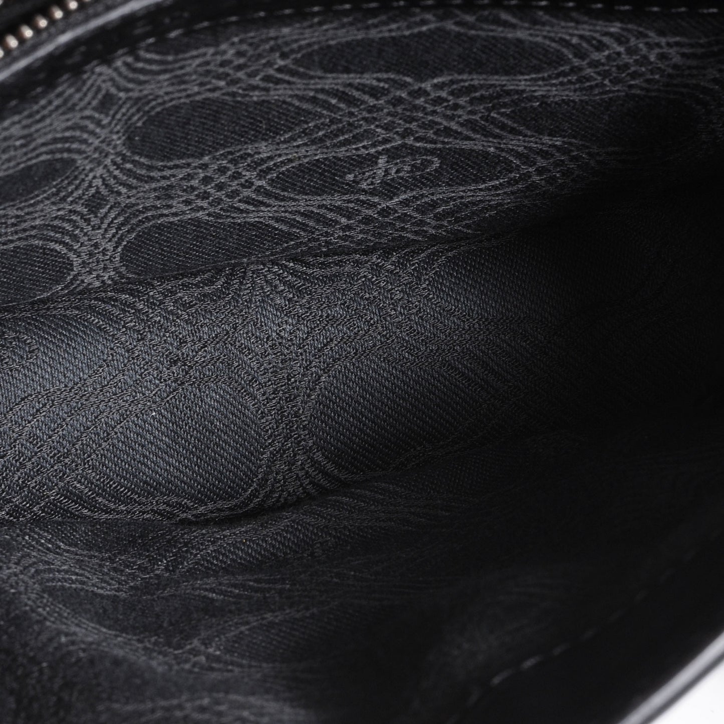 Textured Leather PS11 Wristlet Clutch Black