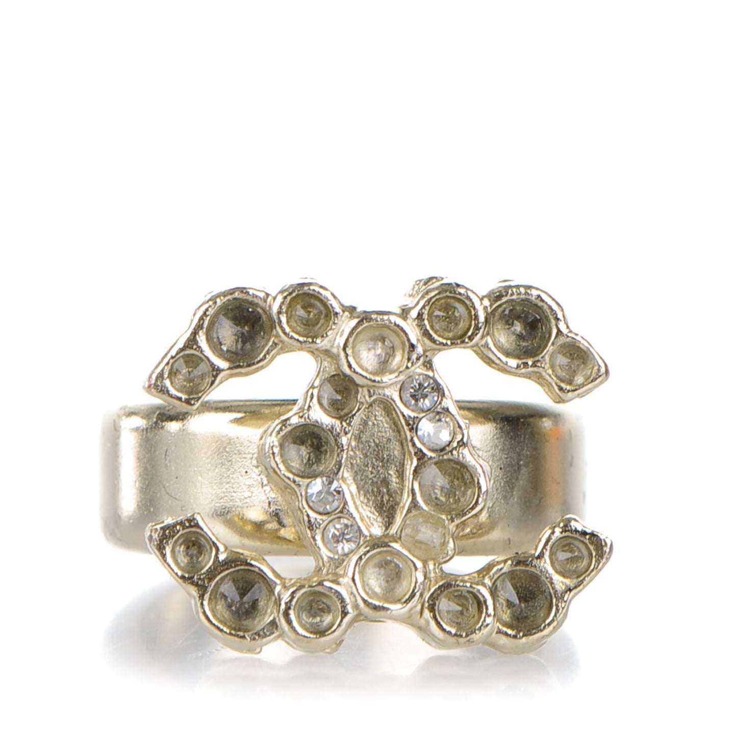 Crystal CC Ring 6 Gold