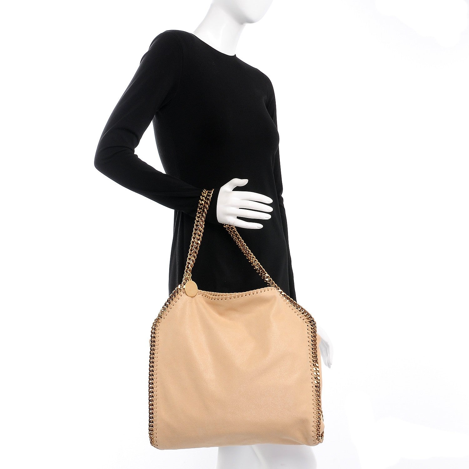 Stella McCartney Shaggy Deer Small Falabella Tote Beige 2 of 7