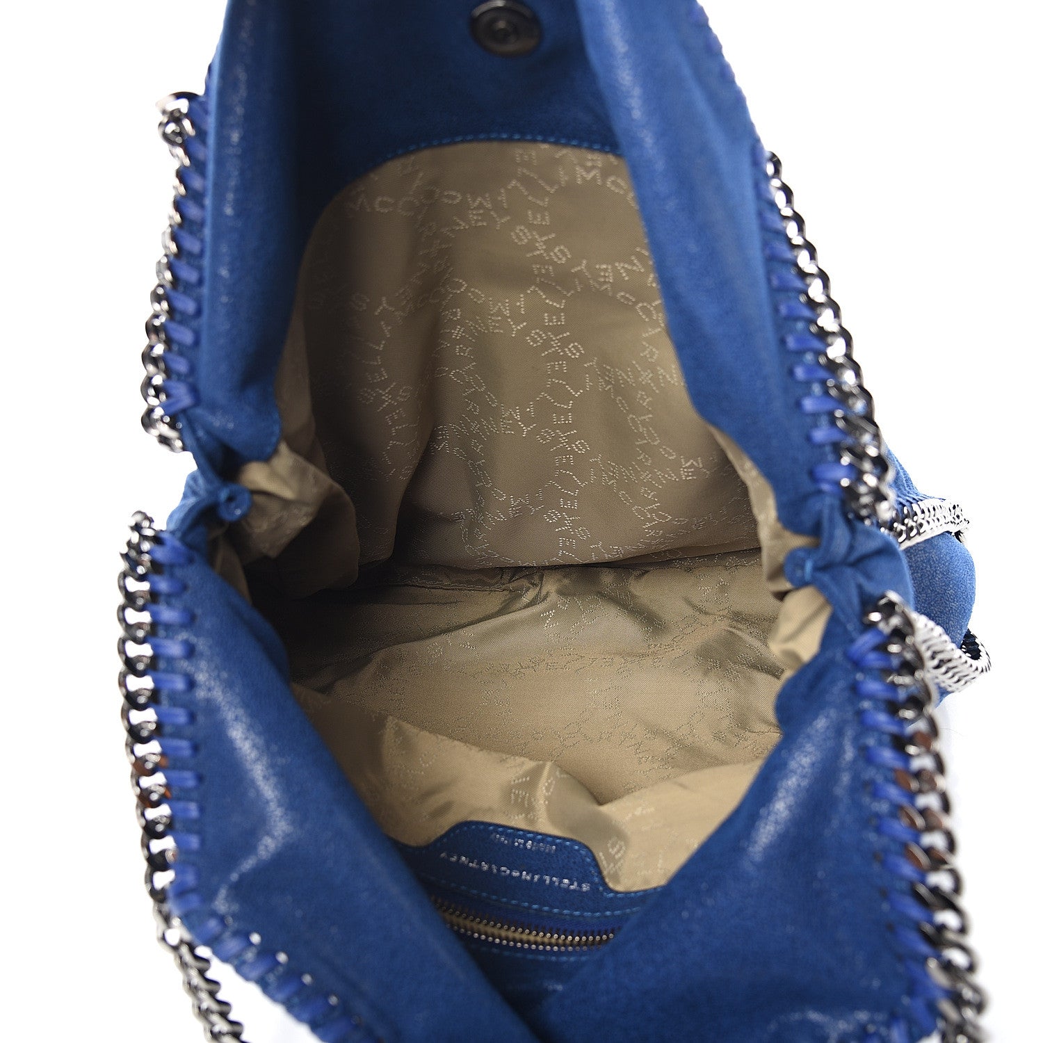 Stella McCartney Shaggy Deer Small Falabella Tote Cornflower Blue 4 of 10