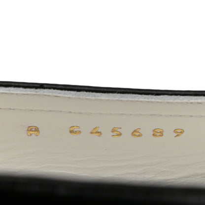 Chanel Lambskin Grosgrain Cap Toe Bow Slingbacks 37 White Black 7 of 9