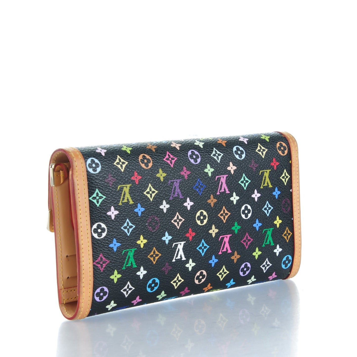 Monogram Multicolor Porte Tresor International Wallet Black