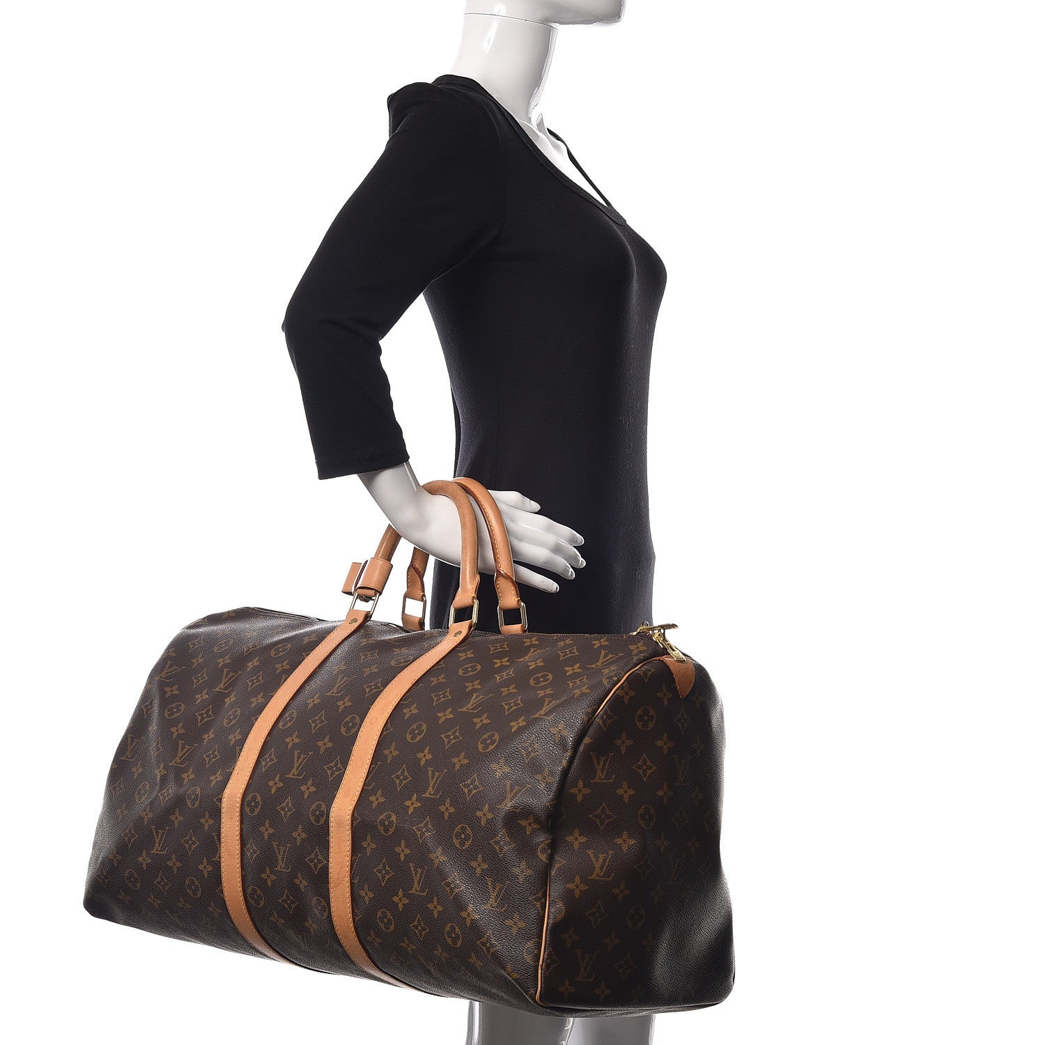 Louis Vuitton Monogram Keepall 55 2 of 9