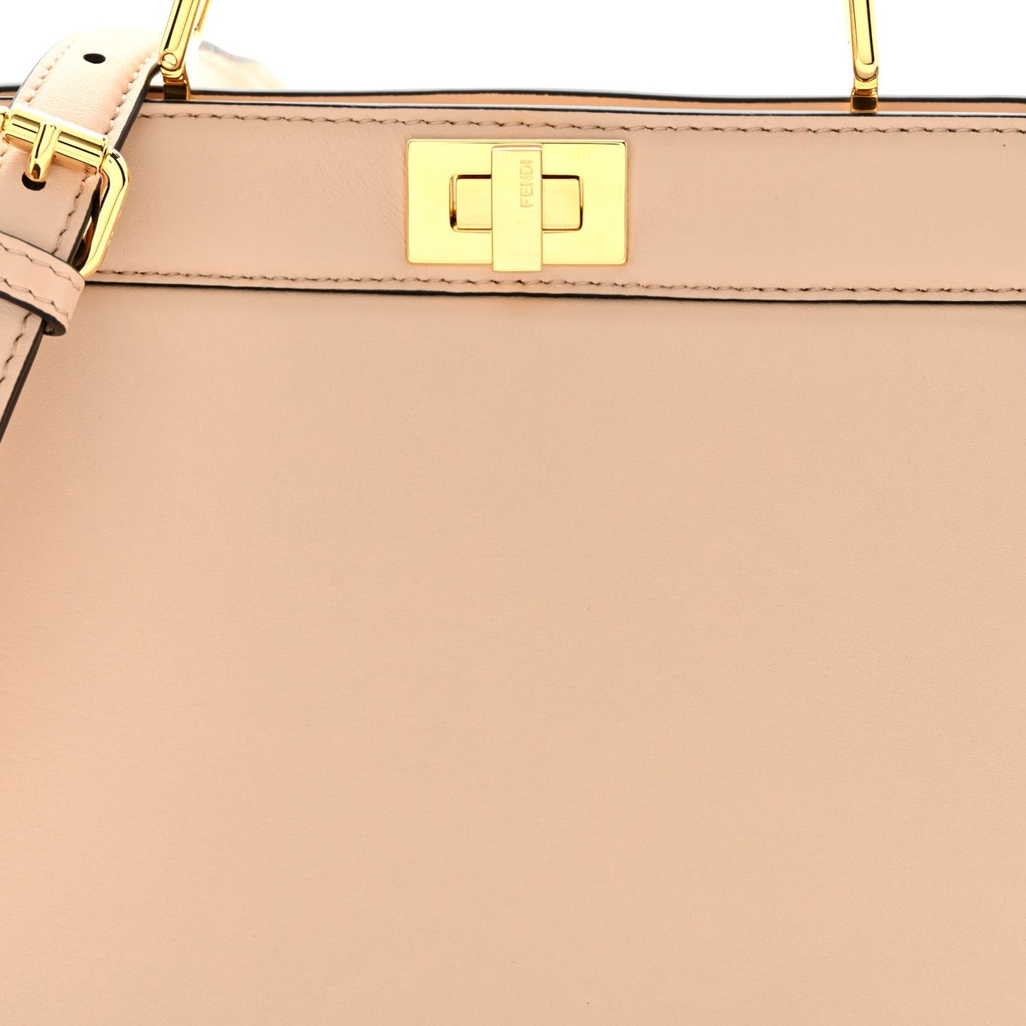 Shiny Nappa Petite Peekaboo I SEE U Satchel Rosa Confetto