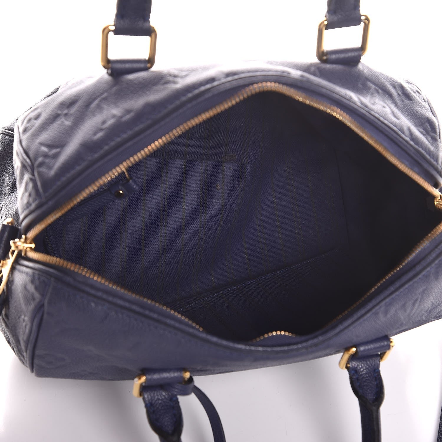 Louis Vuitton Empreinte Speedy Bandouliere 25 Celeste 6 of 9