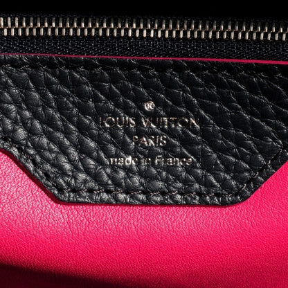 Louis Vuitton Taurillon Capucines MM Cobalt 6 of 9