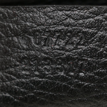 Gucci Pebbled Calfskin Medium Soho Top Handle Satchel Black 7 of 12