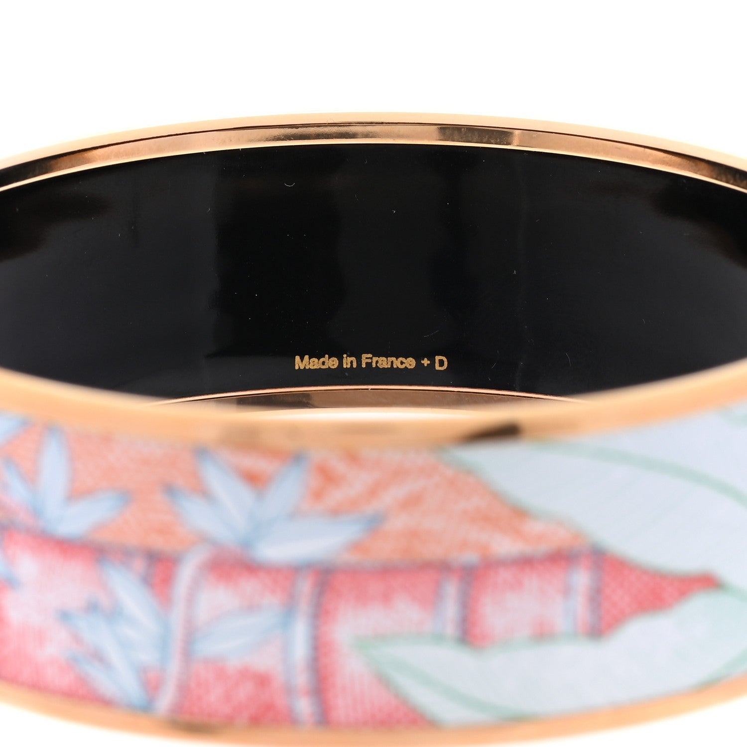 Hermes Enamel Printed Wide Bracelet 70 5 of 5