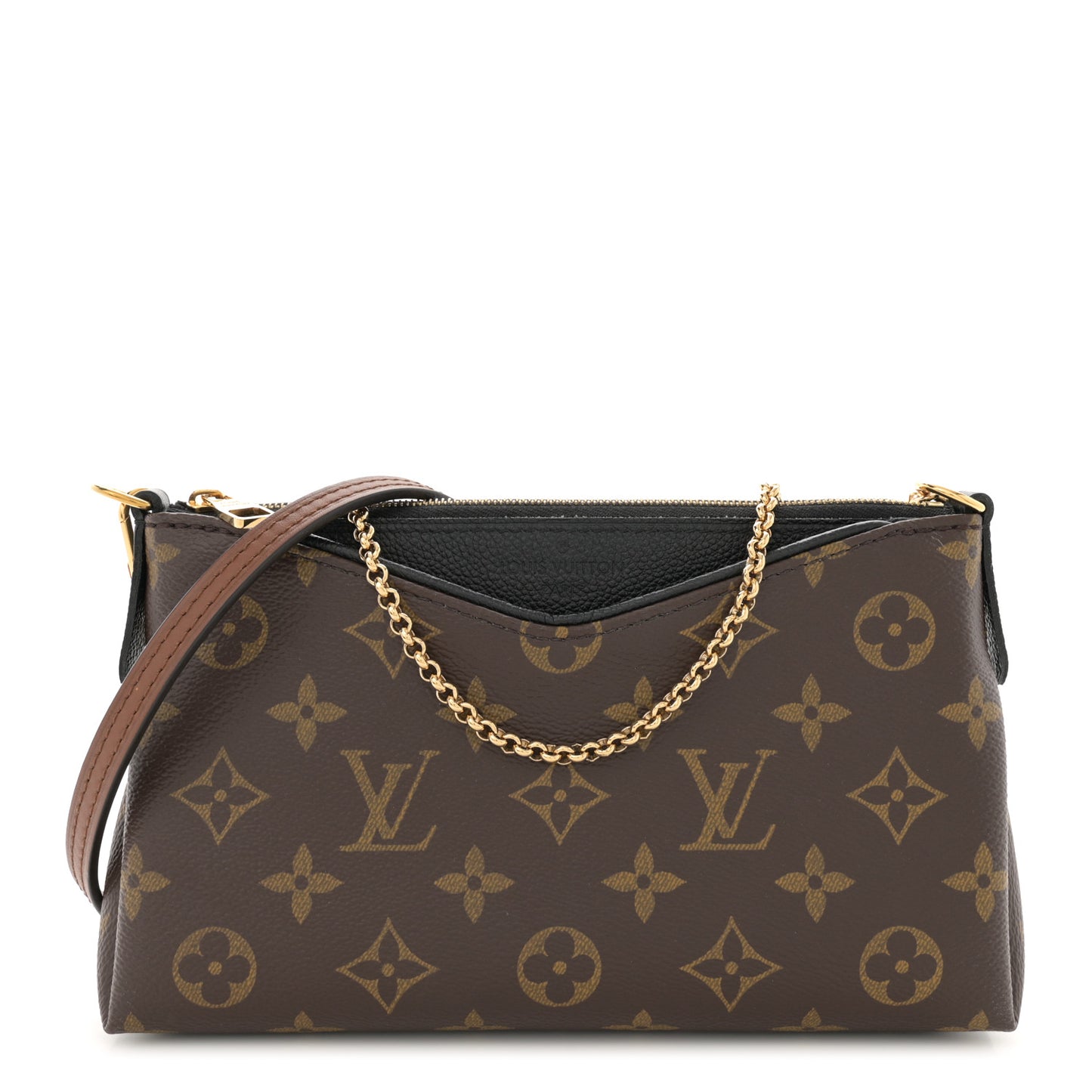 Monogram Pallas Clutch Black
