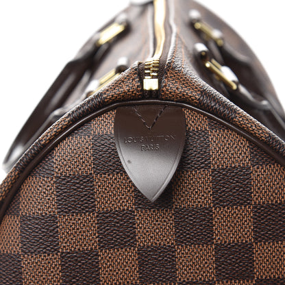 Louis Vuitton Damier Ebene Speedy 30 7 of 9