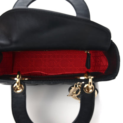 Christian Dior Lambskin Cannage Small My ABCDior Lady Dior Black 5 of 8