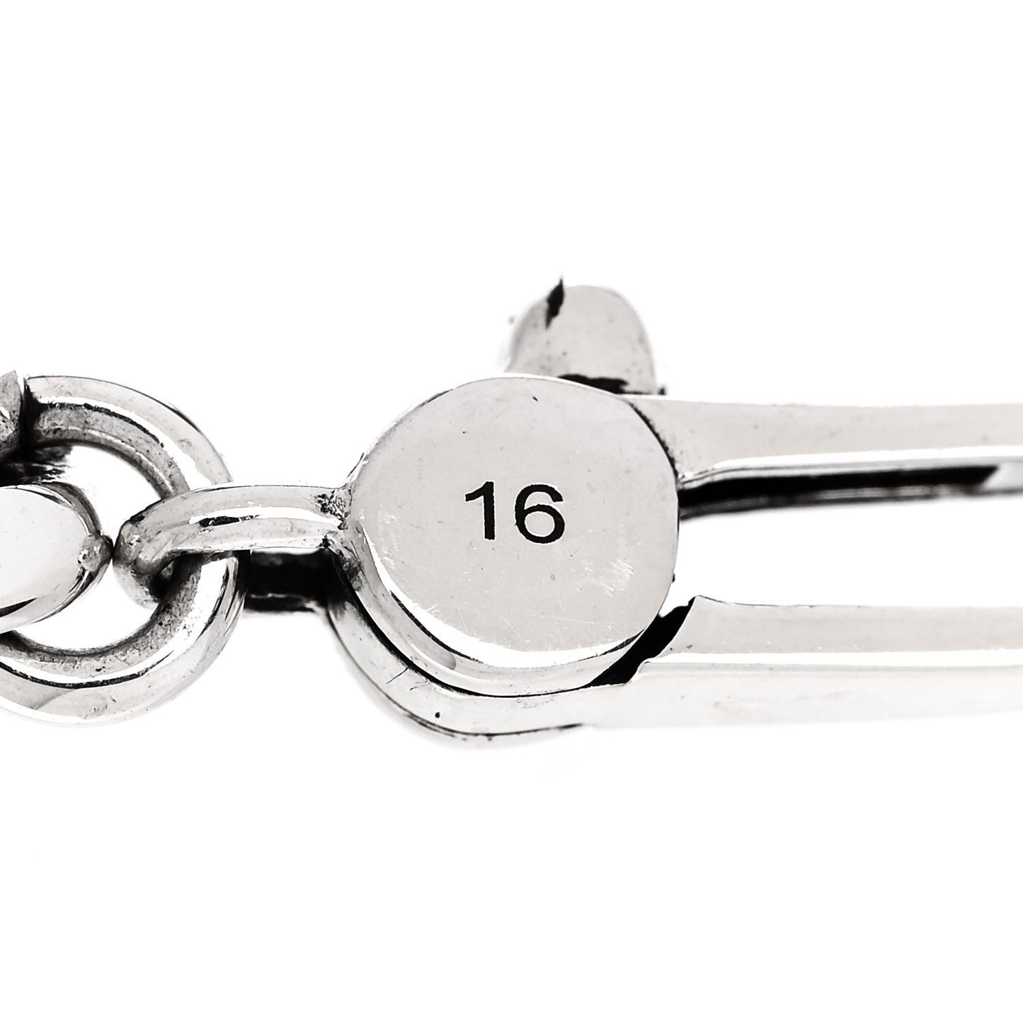 Sterling Silver GucciGhost Hamlet Skull ID Chain Bracelet