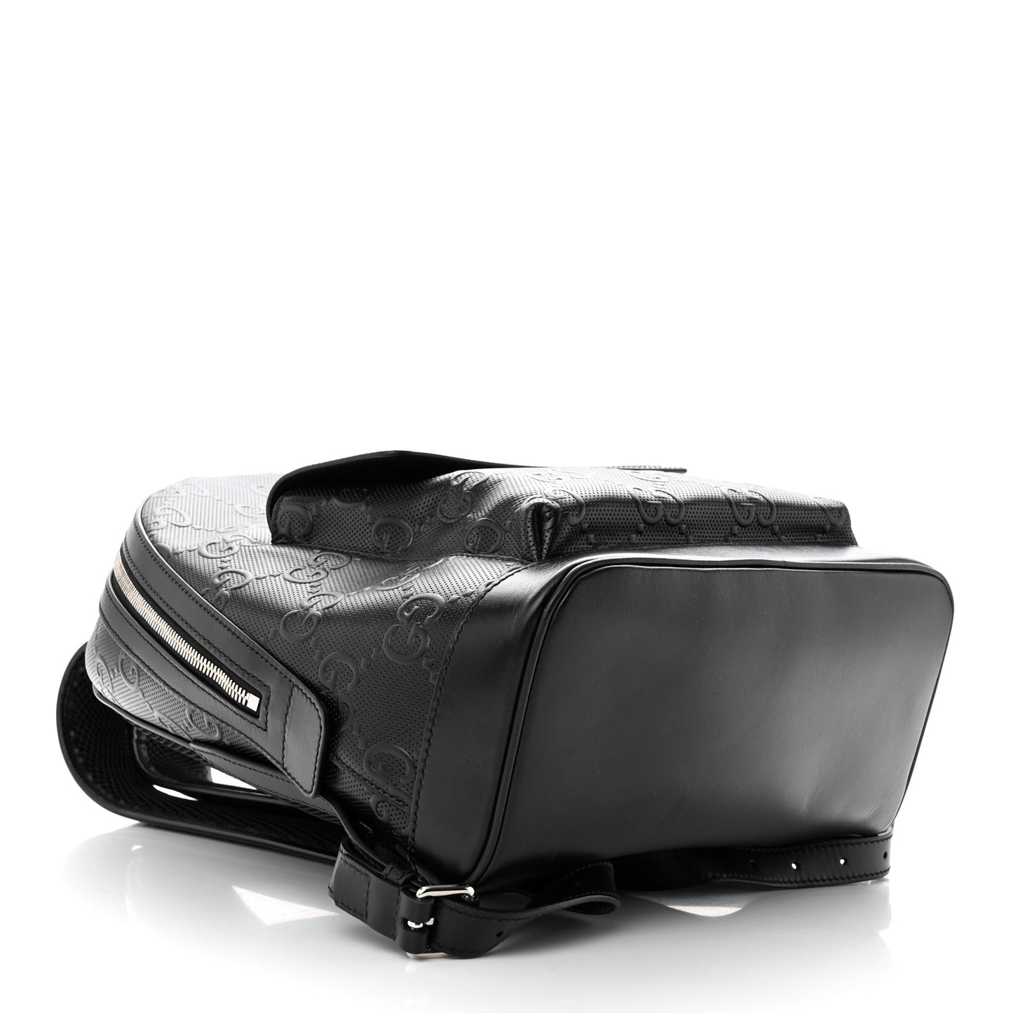 Calfskin GG Tennis Embossed Backpack Black