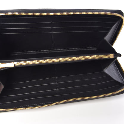Celine Smooth Calfskin Large Alphabet Zip Around Multifunction Wallet Black 5 of 7