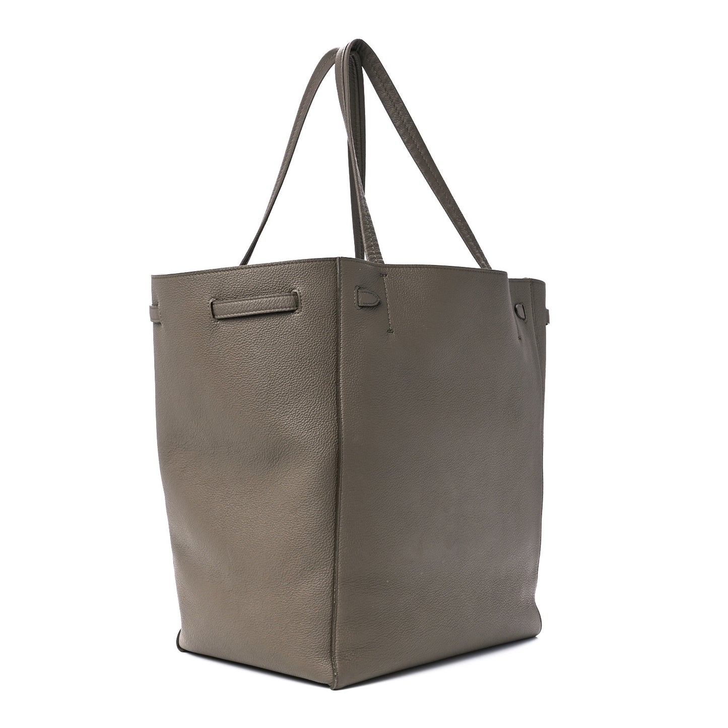 Soft Grained Calfskin Medium Belt Cabas Phantom Taupe