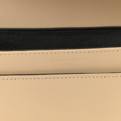 Saint Laurent Smooth Calfskin Small Solferino Satchel Ivory Natural 7 of 11