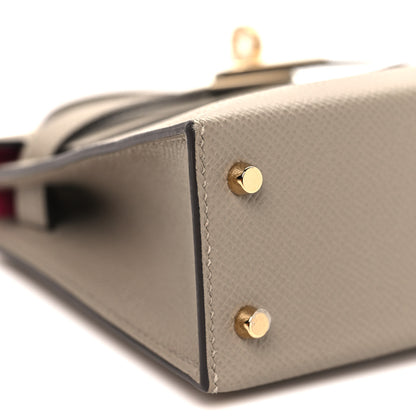 Hermes Epsom Horseshoe Mini Kelly Sellier 20 Gris Asphalt Rose Mexico 9 of 11