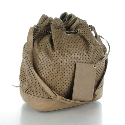 Balenciaga Agneau Arena Laser Cut Cross Classic Gold Hardware Medium Pampille Gris Poivre 5 of 11