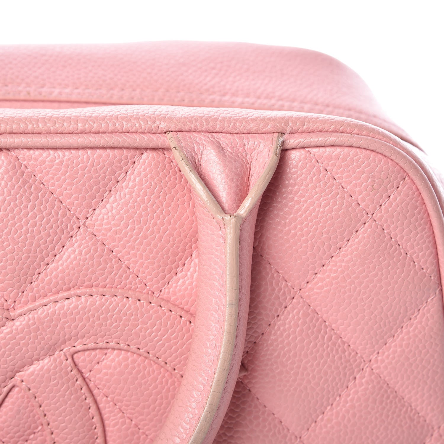 Chanel Caviar Quilted Small Bowler Pink 9 of 20