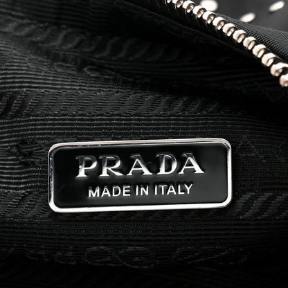 Prada Re-Nylon Vela Studs Mini Re-Edition 2000 Bag Black 6 of 11