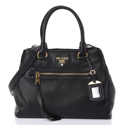 Prada Vitello Phenix Shopping Tote Black 1 of 9