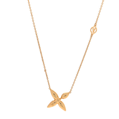 Louis Vuitton Metal Louisette Necklace Gold 1 of 4