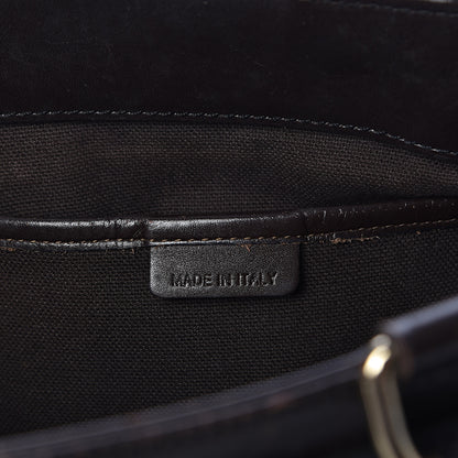 Burberry Haymarket Check Buckle Shoulder Bag Chocolate 8 of 14