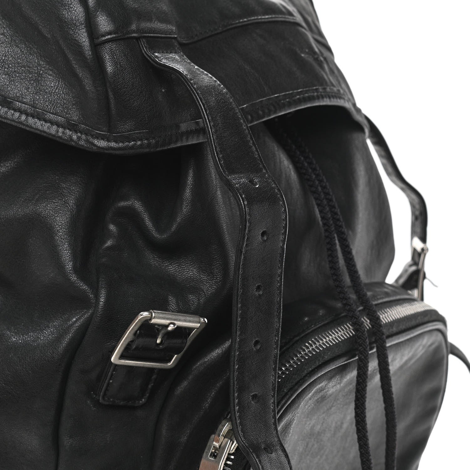 Saint Laurent Calfskin Delave Backpack Black 11 of 11