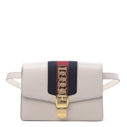 Gucci Calfskin Sylvie Belt Bag Off White 1 of 10