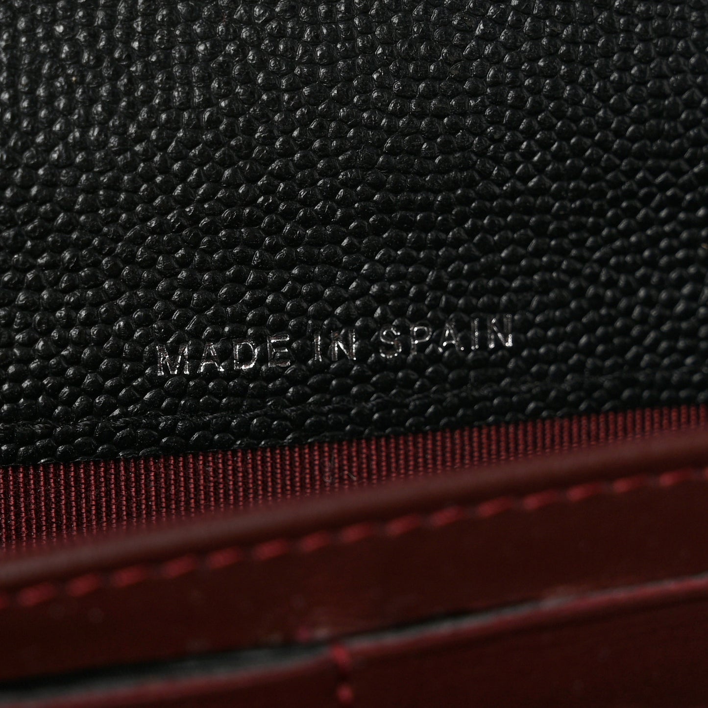 Caviar Chevron Quilted Large Gusset Flap Wallet Black