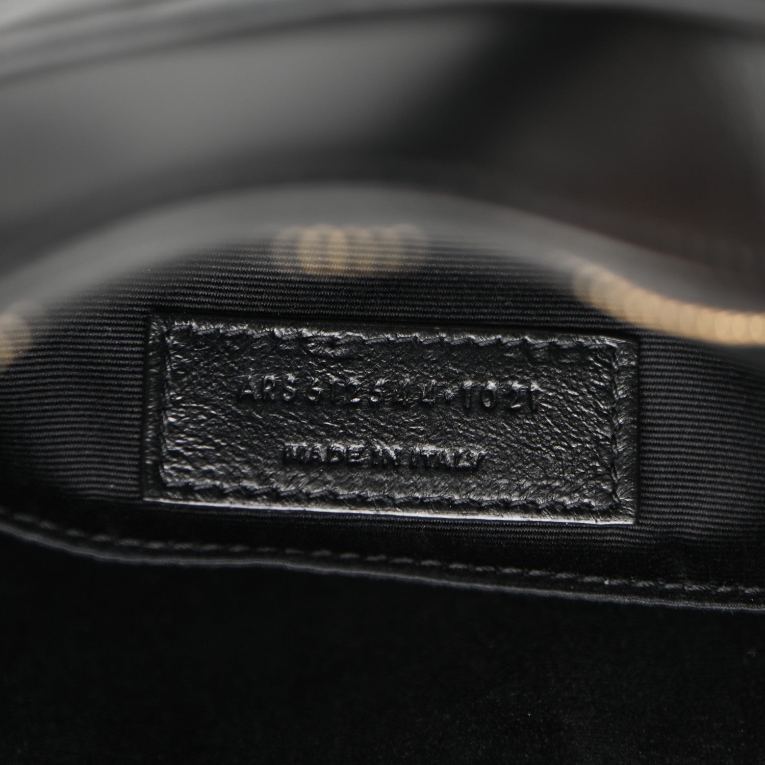 Saint Laurent Calfskin Matelasse Monogram Lou Camera Bag Black 7 of 11
