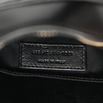 Saint Laurent Calfskin Matelasse Monogram Lou Camera Bag Black 7 of 11