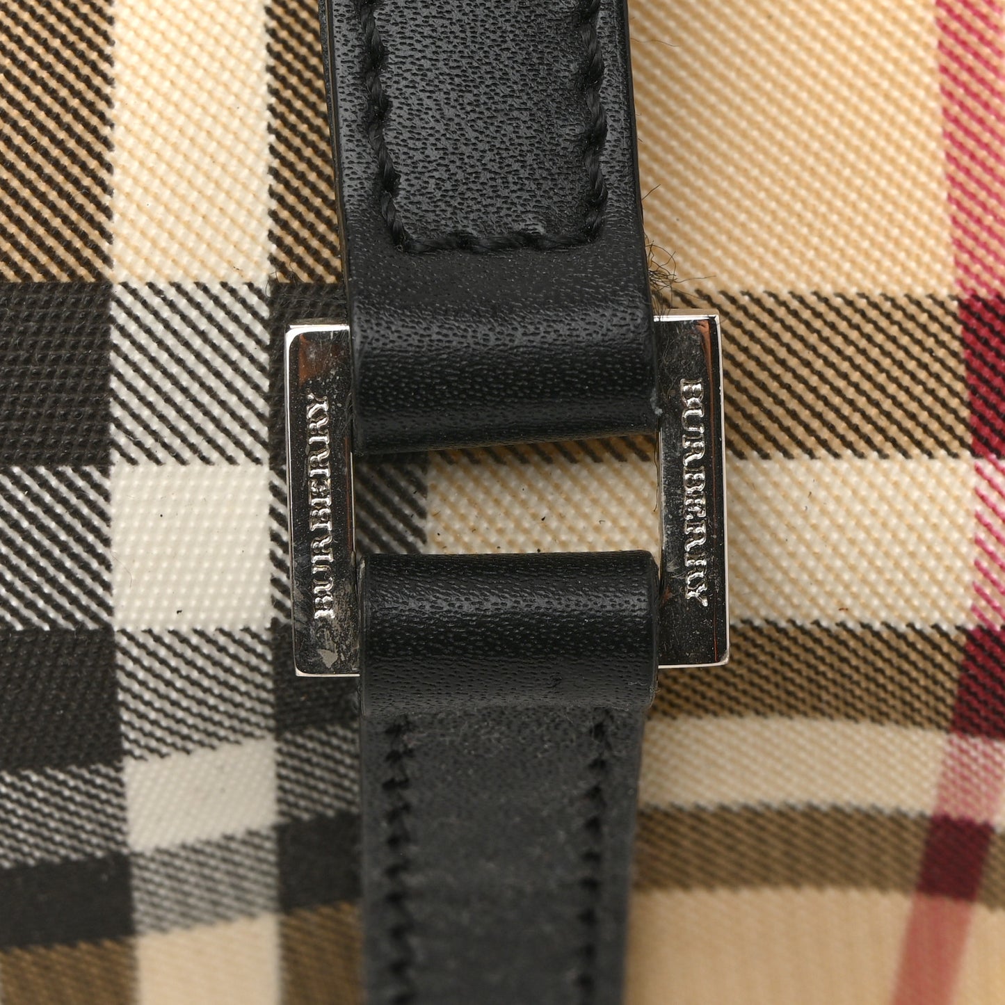 Nova Check Barrel Bag Black