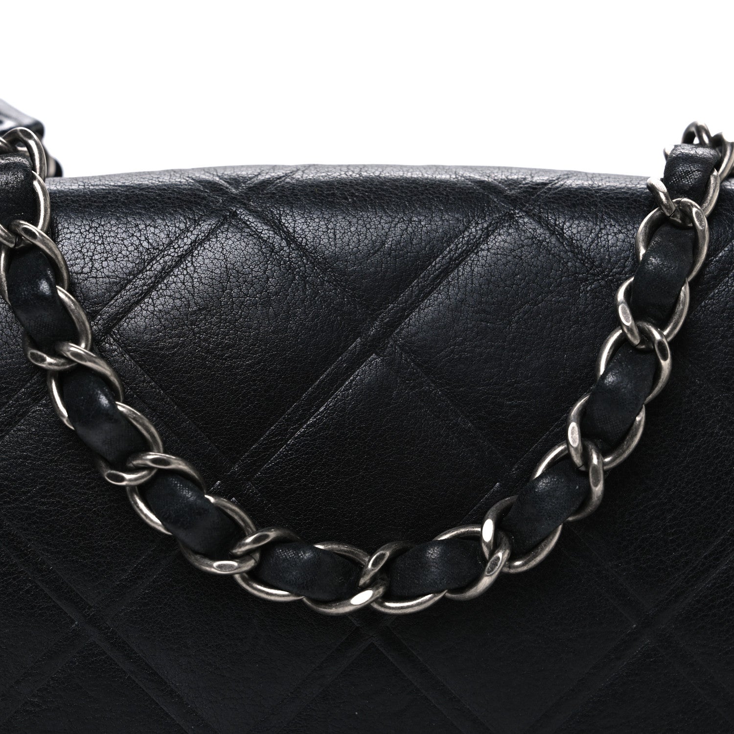 Chanel Calfskin Diamond Embossed Medium New Chic Flap Black 8 of 12