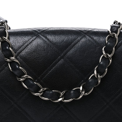 Chanel Calfskin Diamond Embossed Medium New Chic Flap Black 8 of 12