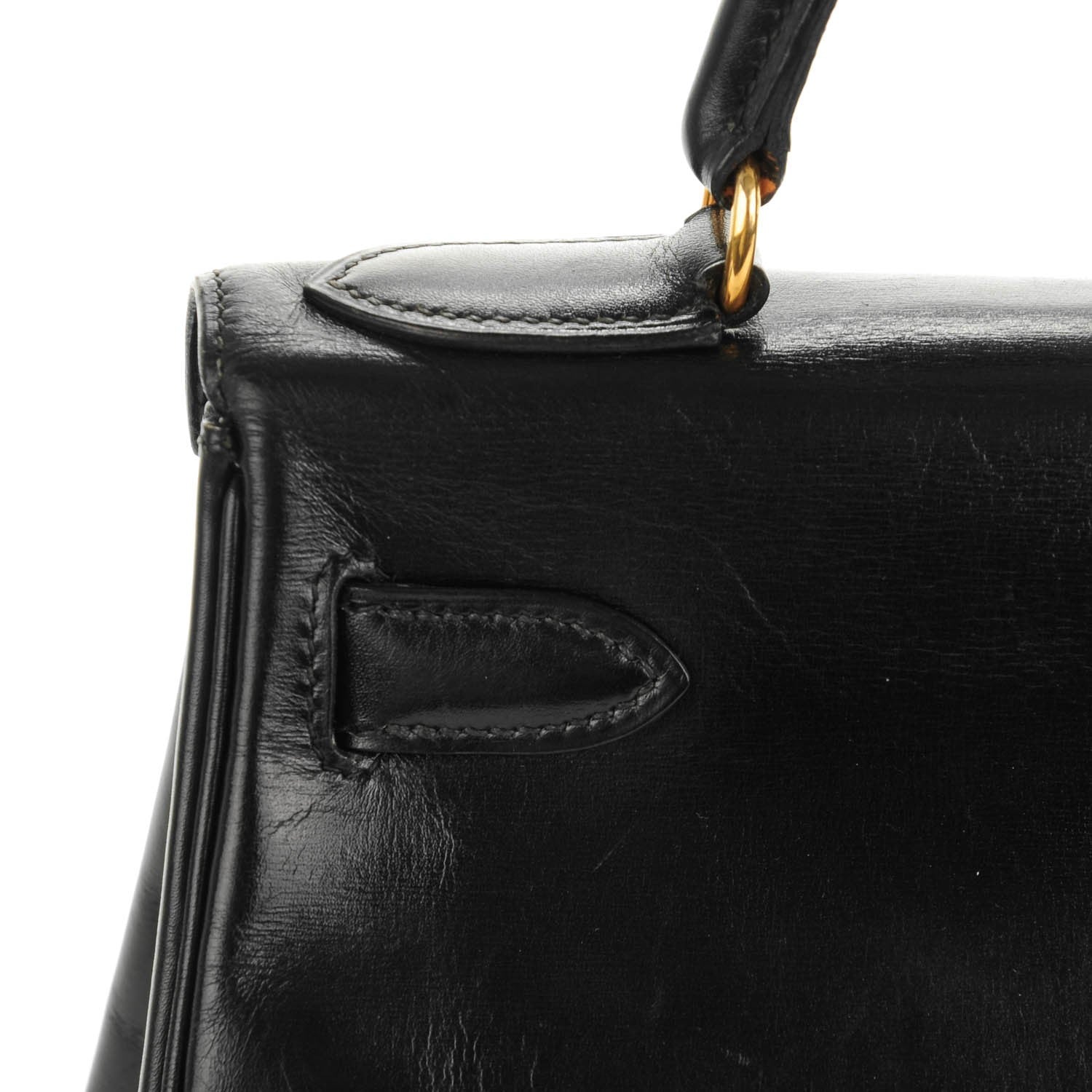 Hermes Box Kelly Retourne 28 Black 12 of 21