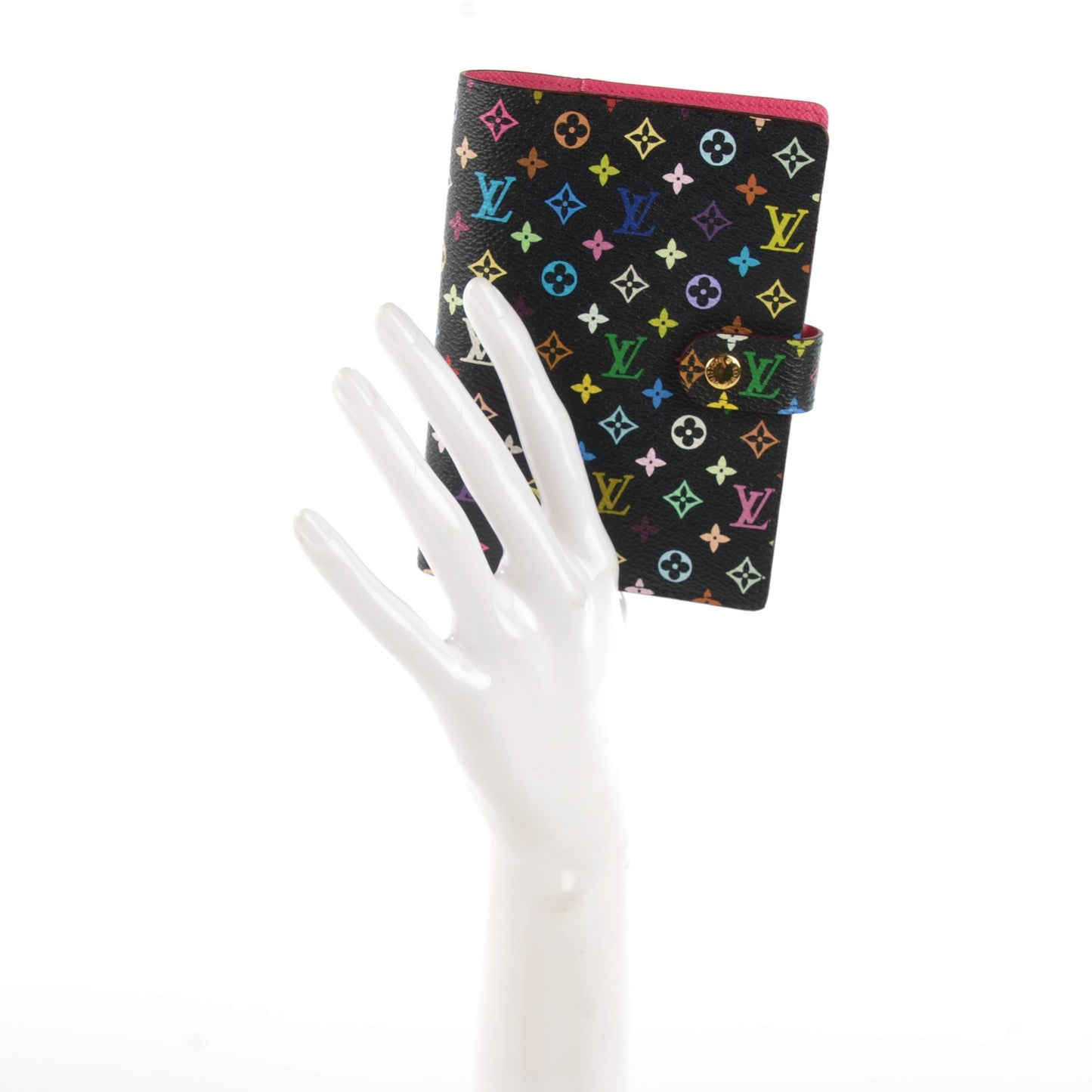 Monogram Multicolor Small Ring Agenda Cover Black Grenade